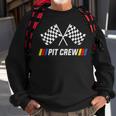 Pit Crew Race Car Parties Parents Pit Racing Drag Dress Sweatshirt Gifts for Old Men