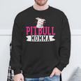 Pitbull Momma Pit Bull Terrier Dog Pibble Owner Mother's Day Sweatshirt Gifts for Old Men