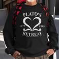 Plato Retreat Club Vintage Retro Nyc Sweatshirt Gifts for Old Men