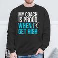 Pole Vault Pole Jumping High Pole Vaulting Sweatshirt Gifts for Old Men