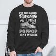 Pop Pop Is My Favorite Name Grandpa Father's Day Sweatshirt Gifts for Old Men