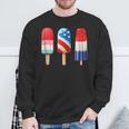 Popsicle Us American 4Th Of July Popsicle Red White & Blue Sweatshirt Gifts for Old Men