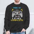 Pre-K Level Complete Game Controller Last Day Boys Sweatshirt Gifts for Old Men