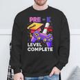 Prek Level Complete Gamers Last Day Of Pre K Graduate Sweatshirt Gifts for Old Men