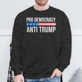 Pro Democracy Anti Trump Sweatshirt Gifts for Old Men