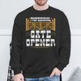 Professional Gate Opener Rodeo Ranch Cowboy Sweatshirt Gifts for Old Men