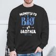Promoted To Big Brother Est 2024 For Pregnancy Or New Baby Sweatshirt Gifts for Old Men