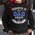 Promoted To Dad Again 2024 New Dad Father's Day Sweatshirt Gifts for Old Men