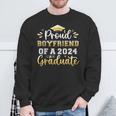 Proud Boyfriend Of A 2024 Graduate Senior Graduation Men Sweatshirt Gifts for Old Men