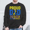 Proud Father World Down Syndrome Dad 2024 Sweatshirt Gifts for Old Men