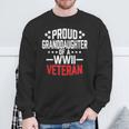 Proud Granddaughter Of A Wwii VeteranMilitary Sweatshirt Gifts for Old Men