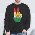 Proud Kurds Kurdistan Kurdische Flagge Peace Sweatshirt Geschenke für alte Männer