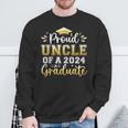 Proud Uncle Of A 2024 Graduate Senior Graduation Men Sweatshirt Gifts for Old Men