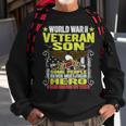 Proud World War 2 Veteran Son Military Ww 2 Veterans Family Sweatshirt Gifts for Old Men