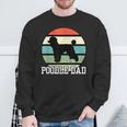 Pudel Papa I Retro Pudel Sweatshirt Geschenke für alte Männer