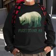 Puget Sound Bear State Of Washington Pacific Nw Wildlife Sweatshirt Gifts for Old Men