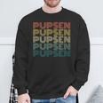 Pupsen Furzen Vintage Retro Sweatshirt Geschenke für alte Männer