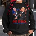 Put It Back The Way You Found It Trump Slap Anti Biden Sweatshirt Gifts for Old Men