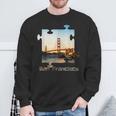 Puzzle Skyline San Francisco California Golden Gate Bridge Sweatshirt Gifts for Old Men