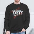 Quite Crying Rub Dirt On It No Crying Girls Softball Sweatshirt Gifts for Old Men