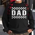 Racing Birthday Party Matching Family Race Car Pit Crew Dad Sweatshirt Gifts for Old Men