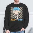 Rad Like Dad Hippie Face Check Dad Son Daughter Father's Day Sweatshirt Gifts for Old Men