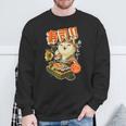 Ramen Clothing Graphic Cat Sushi Kawaii Anime Japanese Sweatshirt Gifts for Old Men