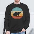 Rat Retro Vintage 60S 70S Sunset Rodent Animal Women Sweatshirt Gifts for Old Men