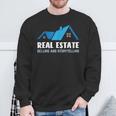 Real Estate Selling And Storytelling For House Hustler Sweatshirt Gifts for Old Men