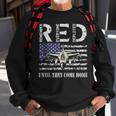 Red Friday Military Air Force Usaf Us Flag Veteran Sweatshirt Gifts for Old Men