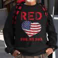 Red Friday For My Son Remember Everyone Deployed Military Sweatshirt Gifts for Old Men