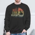 Reel Cool Papaw Fishing Papaw Birthday Vintage Sweatshirt Gifts for Old Men