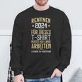 Rentner 2024 Retirement Pension Sweatshirt Geschenke für alte Männer