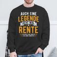 Rentner Auch Eine Legende Geht Mal In Rente 2024 Sweatshirt Geschenke für alte Männer