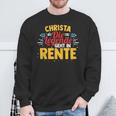 Rentnerin Christa Die Legende Geht In Rente Sweatshirt Geschenke für alte Männer