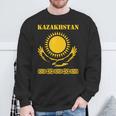 Republic Of Kazakhstan Qazaqstan Kazakhstan Kazakh Flag Sweatshirt Geschenke für alte Männer