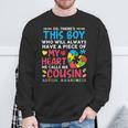 There's This Boy He Calls Me Cousin Autism Awareness Sweatshirt Gifts for Old Men