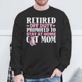 Retired Cat Pensioner Retire Retirement Sweatshirt Gifts for Old Men