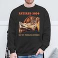 Retired Not My Problem Anymore Cat Retirement 2024 Sweatshirt Gifts for Old Men