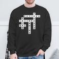 Retirement Crossword Puzzle Sweatshirt Gifts for Old Men