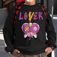 Retro 1 Brotherhood Loser Lover Heart Dripping Shoes Sweatshirt Gifts for Old Men