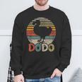 Retro Dodo Bird Sweatshirt Geschenke für alte Männer