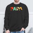 Retro Kajakfahrer Papa Lustigeintage Papa Kajakfahrer Lie Sweatshirt Geschenke für alte Männer