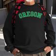 Retro Oregon Or Throwback Sporty Classic Sweatshirt Gifts for Old Men