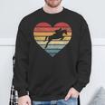 Retro Sunset Horse Lover Rider Equestrian Horseman Sweatshirt Gifts for Old Men