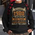 Retro Vintage November 1980 Born In November 1980 Bday Sweatshirt Gifts for Old Men