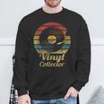 Retro Vinyl Collector Record Player Sweatshirt Gifts for Old Men