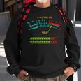 Retro Vu Meter Vintage Hi-Fi Audio Stereo Music Sound Sweatshirt Gifts for Old Men