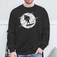 Retro Wing Foil Wing Surf Moon Surfer Foiler Sweatshirt Geschenke für alte Männer