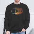 Retrointage Ukulele Player Guitarist Ukulele Ukulele Sweatshirt Geschenke für alte Männer